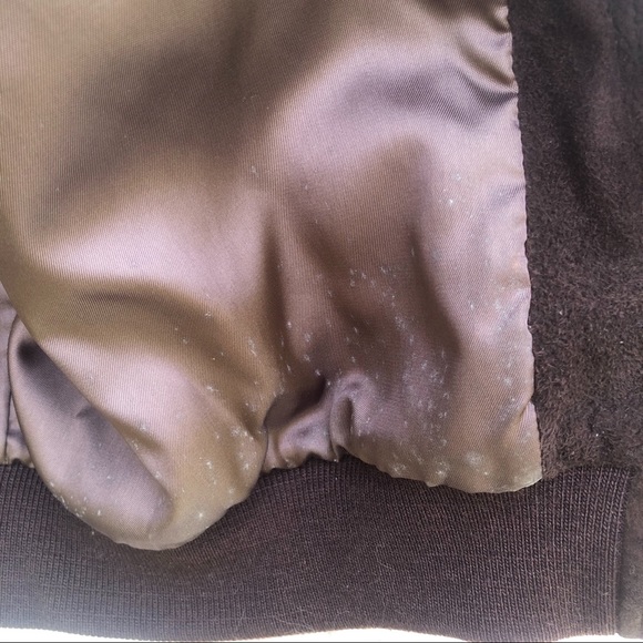 Men's Leather Saks Fifth Avenue Jacket - Picture 7 of 8